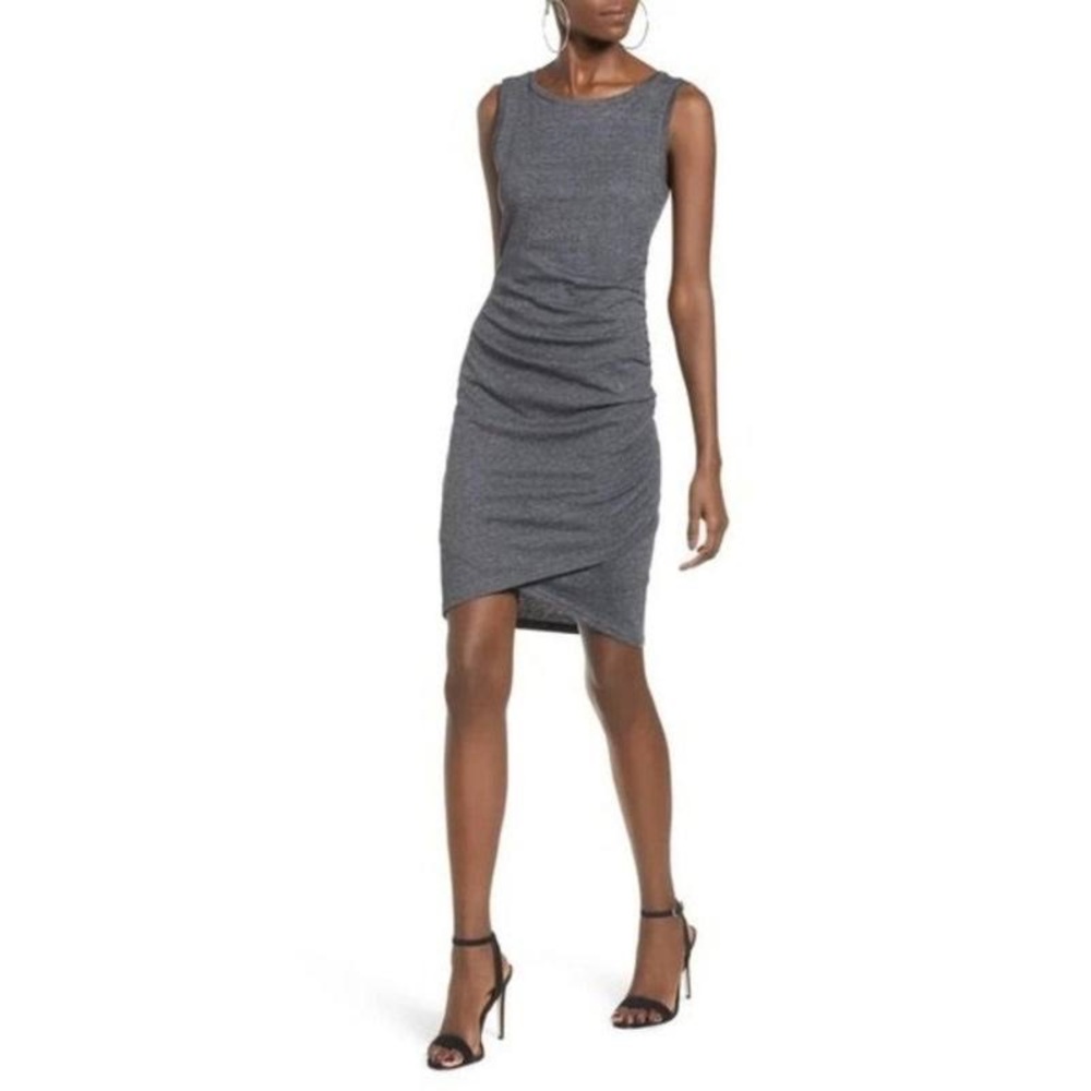 Leith Ruched Bodycon Dress NWT